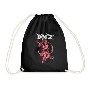 DNZ WORLD AK ANGEL - Turnbeutel - Schwarz - Vorne