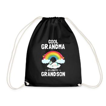 Cool GRANDMA Of A Pretty Gay Son Cute Pride - Turnbeutel - Schwarz - Vorne