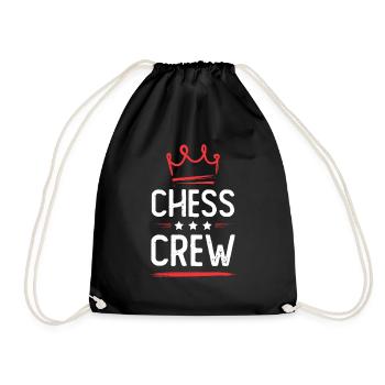 Chess Crew - Turnbeutel - Schwarz - Vorne