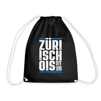 Züri isch öis - Turnbeutel - Schwarz - Vorne