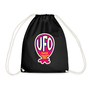 OVNI au-dessus du Canada - Sac de sport léger - noir - Devant