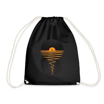 Ce n’est pas de la thésaurisation si c’est du vinyle - Sac de sport léger - noir - Devant