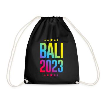 Bali 2023 - Turnbeutel - Schwarz - Vorne