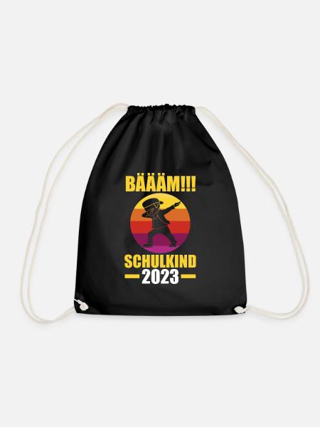 Schulkind 2023 Schulbeginn Erste Klasse Einschulun - Turnbeutel - Schwarz