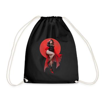 Vampire Pinup 1 - Turnbeutel - Schwarz - Vorne