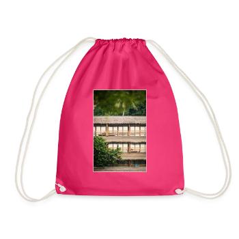 hotel under palm trees - Turnbeutel - Fuchsia - Vorne