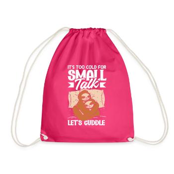 Il fait trop froid pour bavarder - Sac de sport léger - fuchsia - Devant