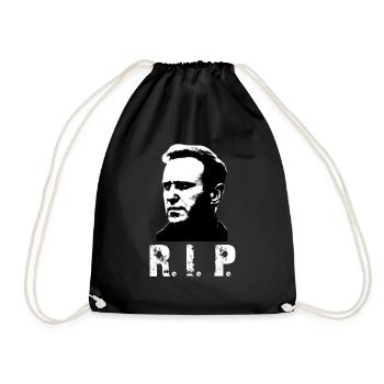 R. I. P. Alexej - Turnbeutel - Schwarz - Vorne