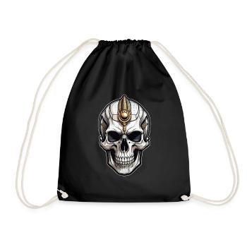 Pharaoh- Mummy - Egypt - Drawstring Bag - black - Front