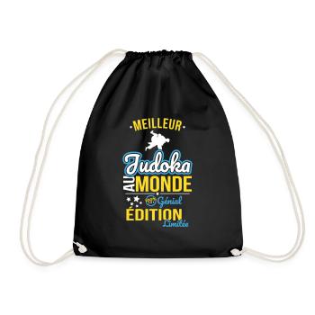 Bester Judoka der Welt - 100% genial - Turnbeutel - Schwarz - Vorne