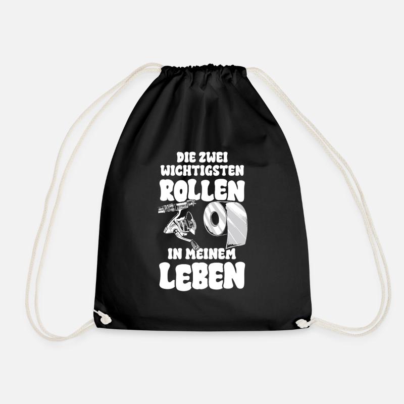 Die zwei wichtigsten Rollen in meinem Leben - Turnbeutel - Schwarz