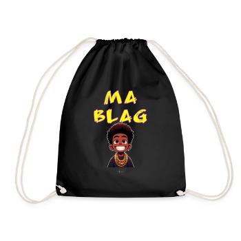RUN MA BLAG - Sac de sport léger - noir - Devant