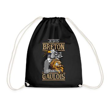 Gallic ascendant - Drawstring Bag - black - Front