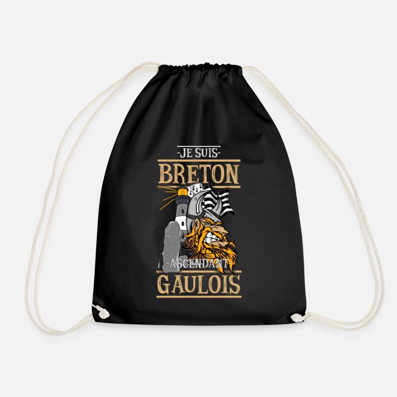 Gallic ascendant - Drawstring Bag - black