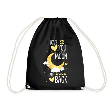 Romantic Friendship Couples - Drawstring Bag - black - Front