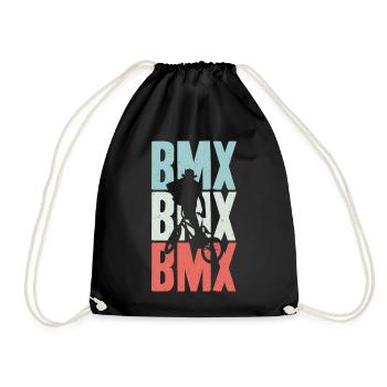 BMX vintage et rétro - Sac de sport léger - noir - Devant