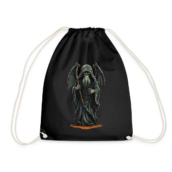 Druides Grim Reaper Tentacule Horreur Halloween - Sac de sport léger - noir - Devant