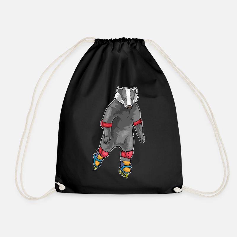 Badger Inline skating Inline skates - Drawstring Bag - black