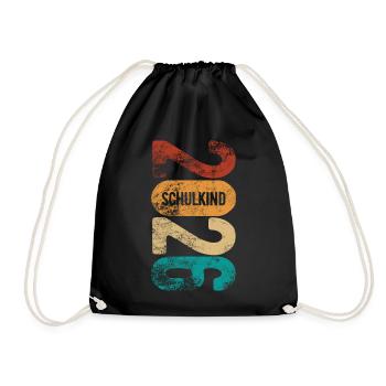Enfant scolaire 2026 - Inscription scolaire - Première année - Sac de sport léger - noir - Devant
