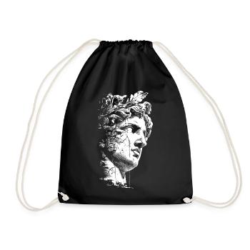 Ancient Greek Statue - Classical Art - Drawstring Bag - black - Front