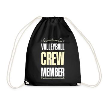 Équipe de volley-ball - Sac de sport léger - noir - Devant
