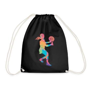 Padel Filles Padel Joueur Padel Tennis Femmes - Sac de sport léger - noir - Devant