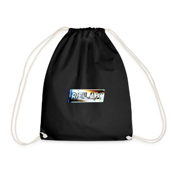 Relax text - Sac de sport léger - noir - Devant