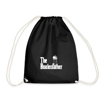 The Boulesfather Boule Boccia Petanque - Turnbeutel - Schwarz - Vorne