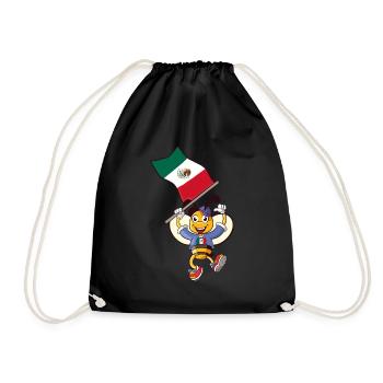 Mexico Bee - Drawstring Bag - black - Front