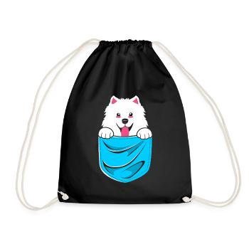 Samoyède - Sac de sport léger - noir - Devant