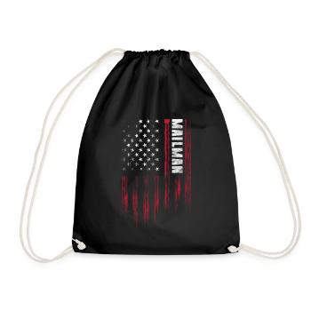 Métier de livreur de facteur - Sac de sport léger - noir - Devant