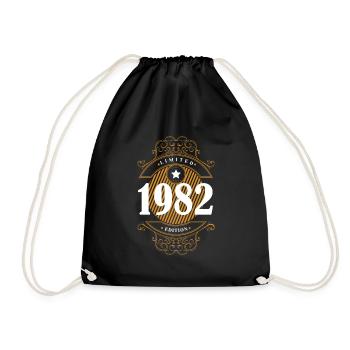 1982 Édition Limitée 40e Anniversaire Jeunes Filles - Sac de sport léger - noir - Devant