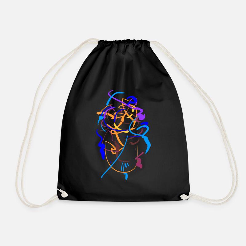 Abstrait - Sac de sport léger - noir