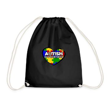Journée mondiale de sensibilisation à l'autisme - Sac de sport léger - noir - Devant