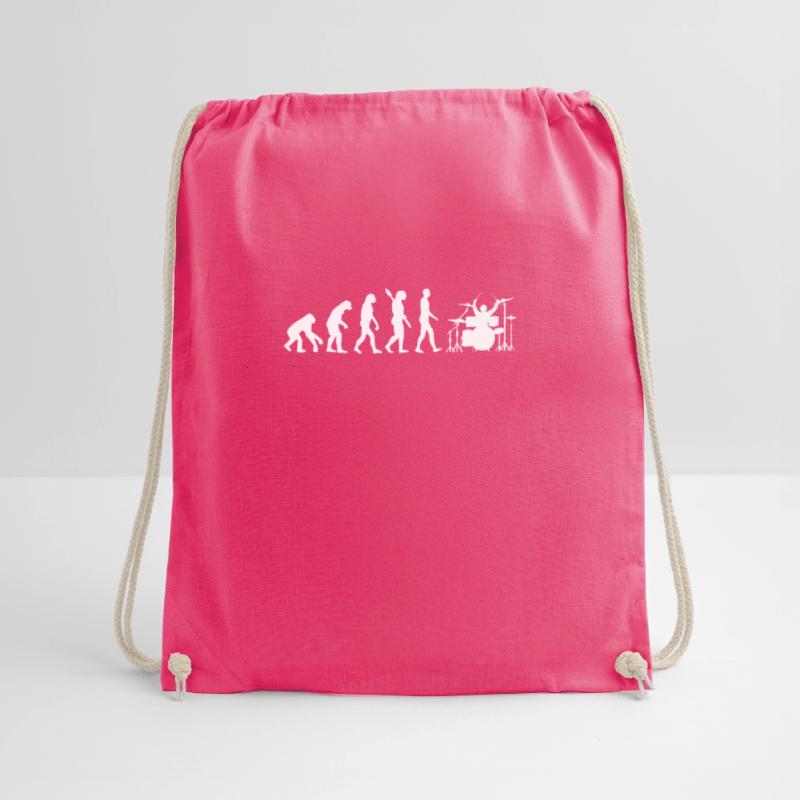 Drummer Drums Evolution Drummer Gift Drawstring Bag