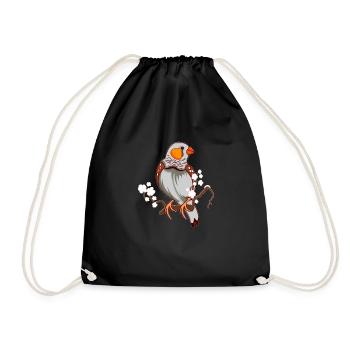 ZEBRAFINK CHERRY BLOSSOM Cadeau pour pinsons zébrés - Sac de sport léger - noir - Devant