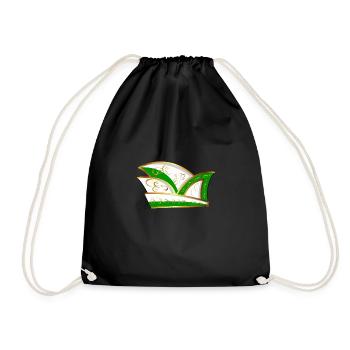 CASQUETTE DE COMITÉ CASQUETTE VERT BLANC CARNAVAL - Sac de sport léger - noir - Devant