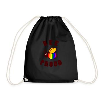 BEE PROUD LGBT Pride Gay Pride Month Drapeau LGBTQ - Sac de sport léger - noir - Devant