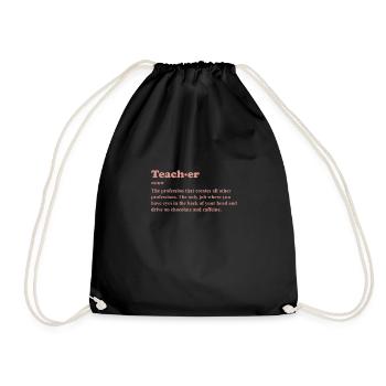 TEACHER NOUN Professeur Sort Professeur Drôle Meilleur - Sac de sport léger - noir - Devant