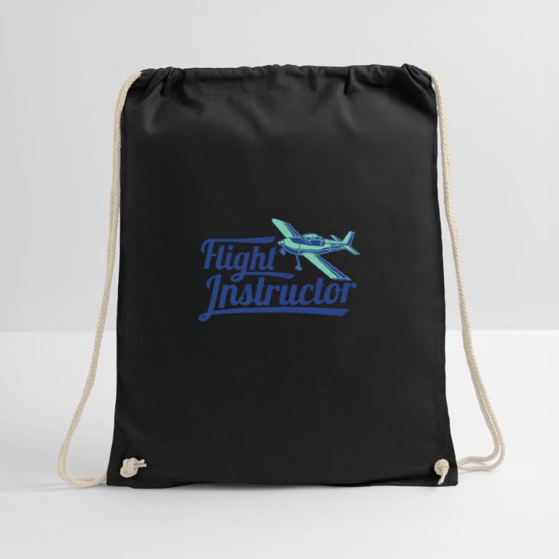 Motor Flight Instructor Flight Instructor Pilot Instructor Flight Drawstring Bag