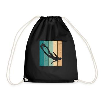 Apnoet immersion Rétro Apnoet immersion Apnée - Sac de sport léger - noir - Devant