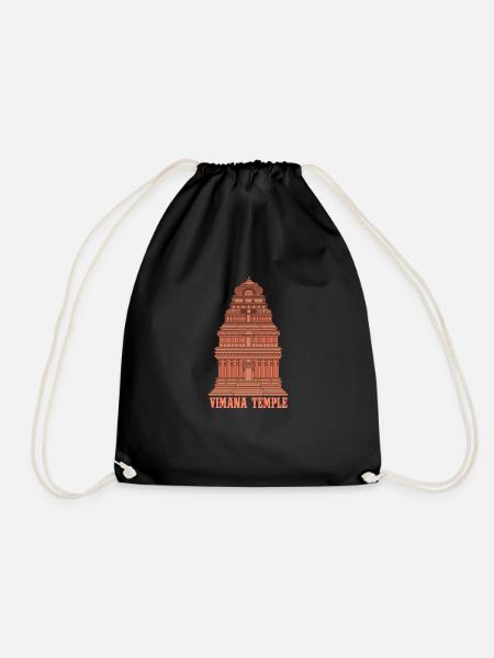 Ancient Astronaut Theorie Vimana Tempel - Turnbeutel - Schwarz