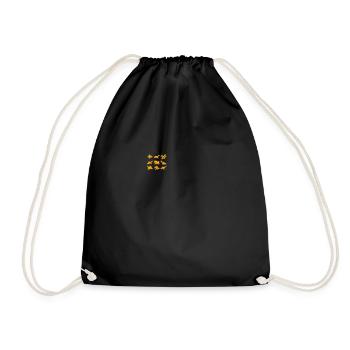 Ancient Astronaut Theory Quimbaya Airplane - Drawstring Bag - black - Front