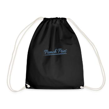 Pommes Vintage DeLuxe Français Frites - Sac de sport léger - noir - Devant