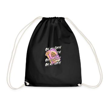 Pastel Goth Oh My Goth - Sac de sport léger - noir - Devant
