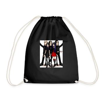 Corporate Goth Gothic Clique Freunde - Turnbeutel - Schwarz - Vorne