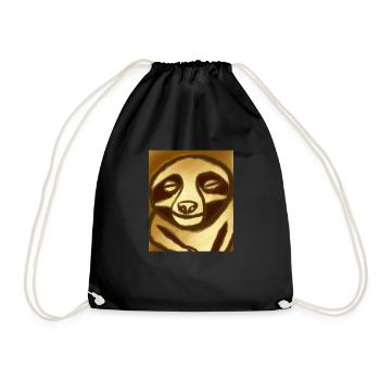 Portrait paresseux Drôle de cubisme Gustav Klimt - Sac de sport léger - noir - Devant