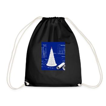 Plan schématique de l’arbre de Noël - Sac de sport léger - noir - Devant