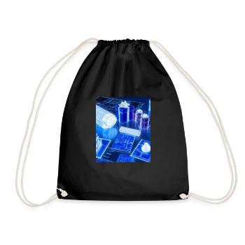 Plan schématique de l’arbre de Noël - Sac de sport léger - noir - Devant
