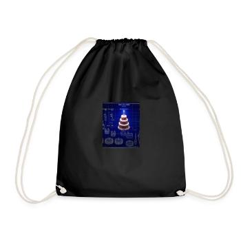 Cake Blueprint Chef pâtissier Cake Baking - Sac de sport léger - noir - Devant